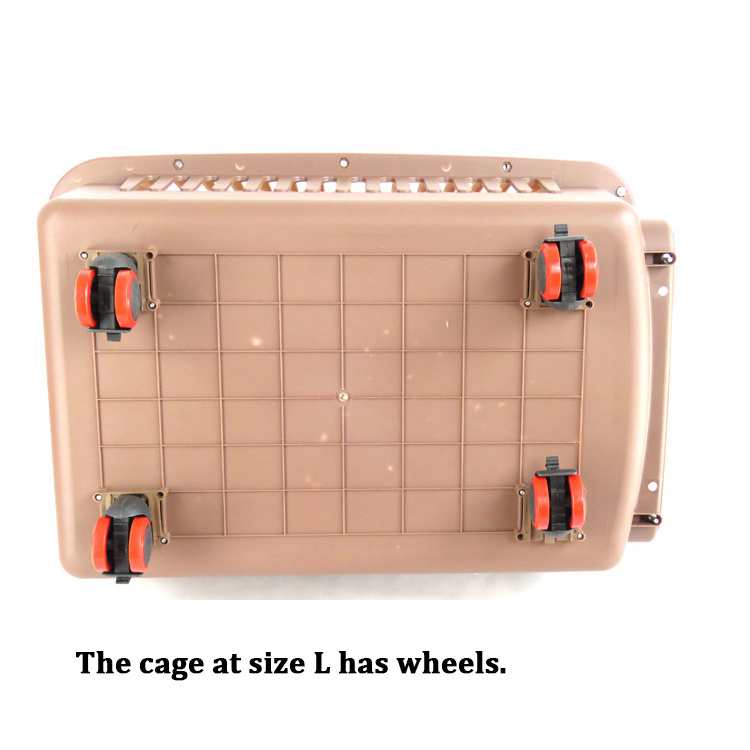 Wholesale Outdoor Safety Portable Durable Airline Approved Pet Dog Kennel Cage  For Travelling