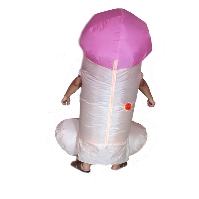 Sexy Suit  Inflatable Funny Costume Blow Up  Penis  Costume For Adult