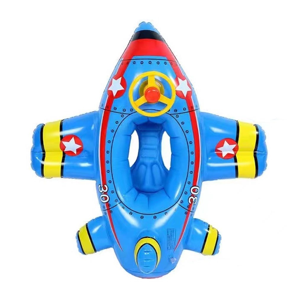 New Arrival Airplane Baby Swimming Float Inflatable Baby Pool Float Durable Pvc Baby Pool Float