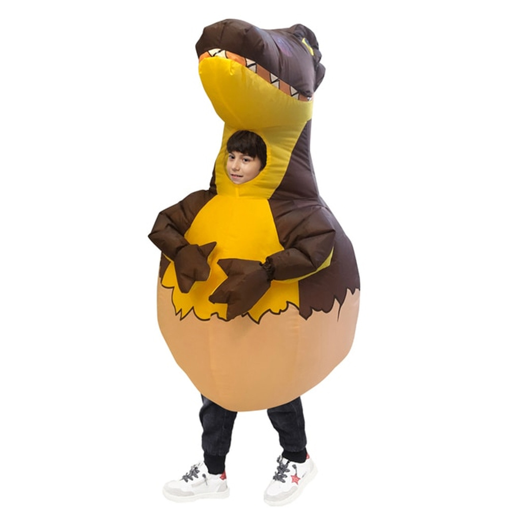 Dinosaur Inflatable Costume New-born Baby Chub-suit  Cosplay Funny Adult Egg Kids Costume