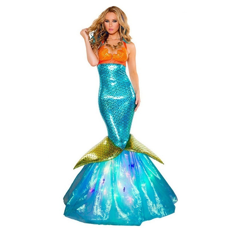 OEM Adult Movie Encanto Isabela Cosplay mermaid Long Dress mascot costume