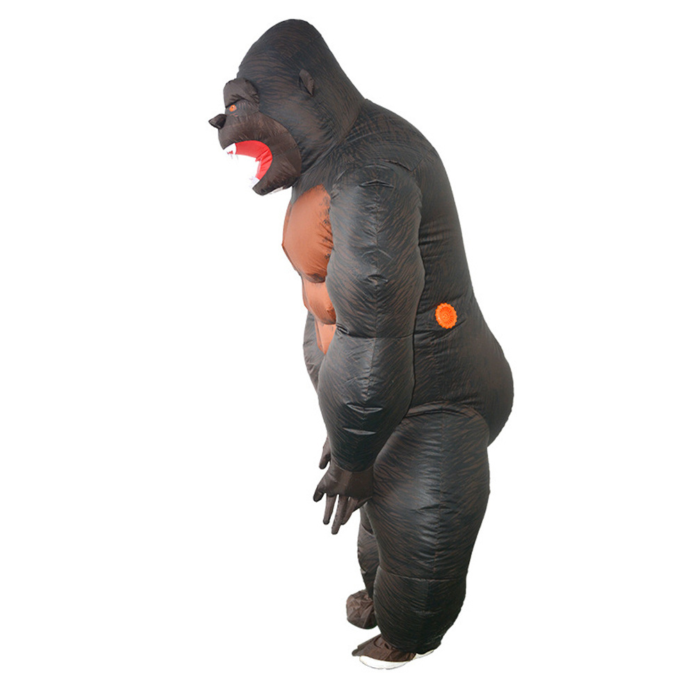 active festival gift kids costume advertising giant animal standing inflatable type adult king kong mascot costume