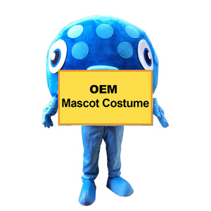 Cartoon Character Fish Mascot Costume Suits Cosplay Party