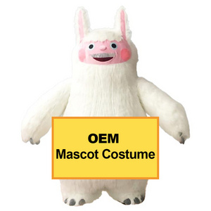 Cartoon Doll Mascot Animal Performance Clothes Interactive Props Inflatable Snow Monster Costume