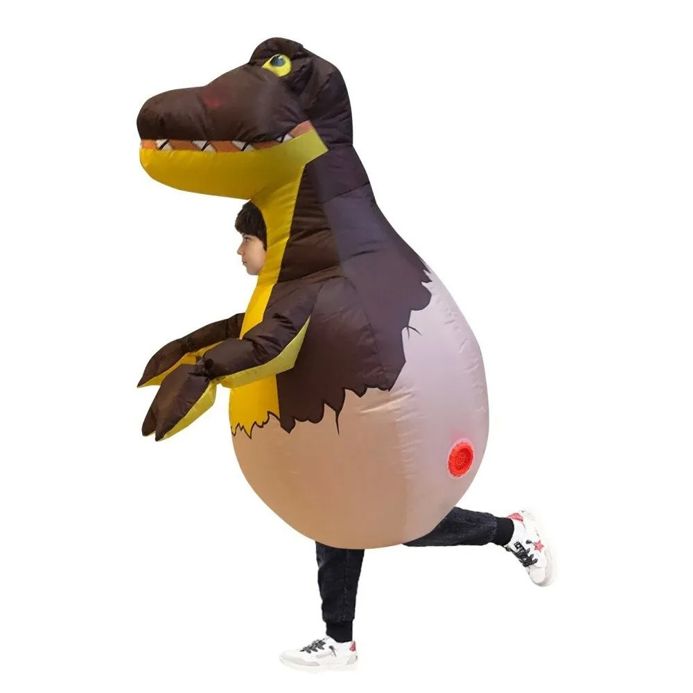 Dinosaur Inflatable Costume New-born Baby Chub-suit  Cosplay Funny Adult Egg Kids Costume