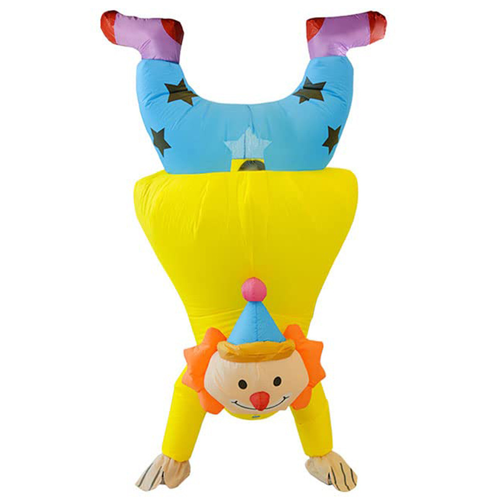 Inflatable Costume Handstand Clown Halloween Easter Party Costumes Adult Fancy Cosplay Dress