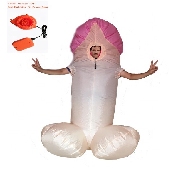 Funny Fancy Dress Christmas Mascot Giant Sexy Evil Male Blow Up Amoung Us Dick Willy Inflatable Penis Costumes For Adults Men