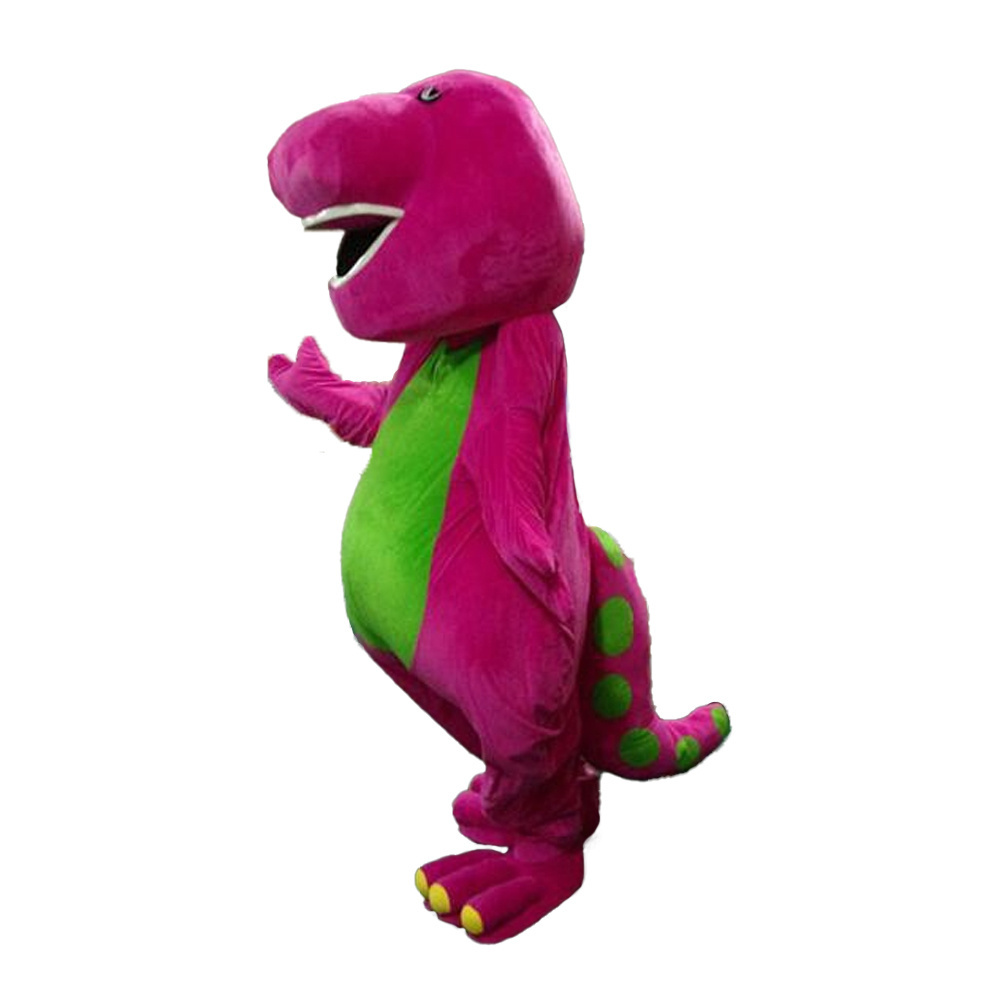 Factory Price Barney Mascot Costume For Adults