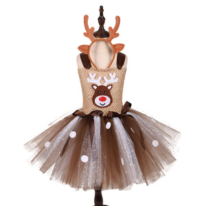 Craze Birthday Dress for Little Girls Princess Ballerina Party Sleeveless Embroidery Princess