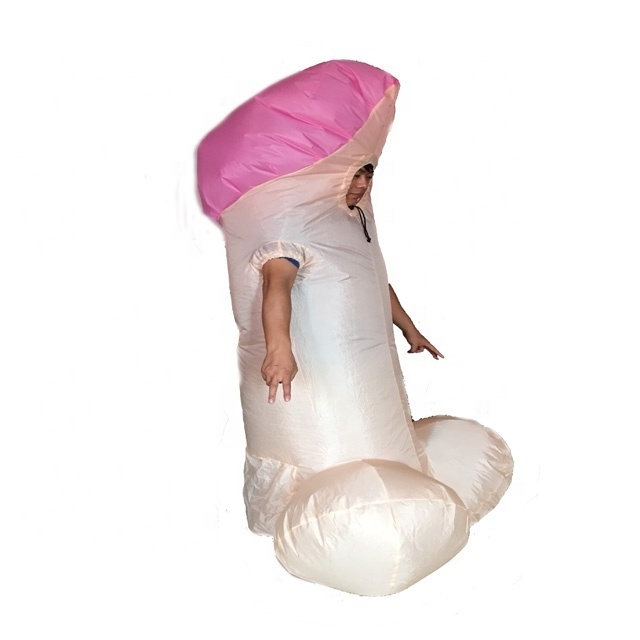 Sexy Suit  Inflatable Funny Costume Blow Up  Penis  Costume For Adult