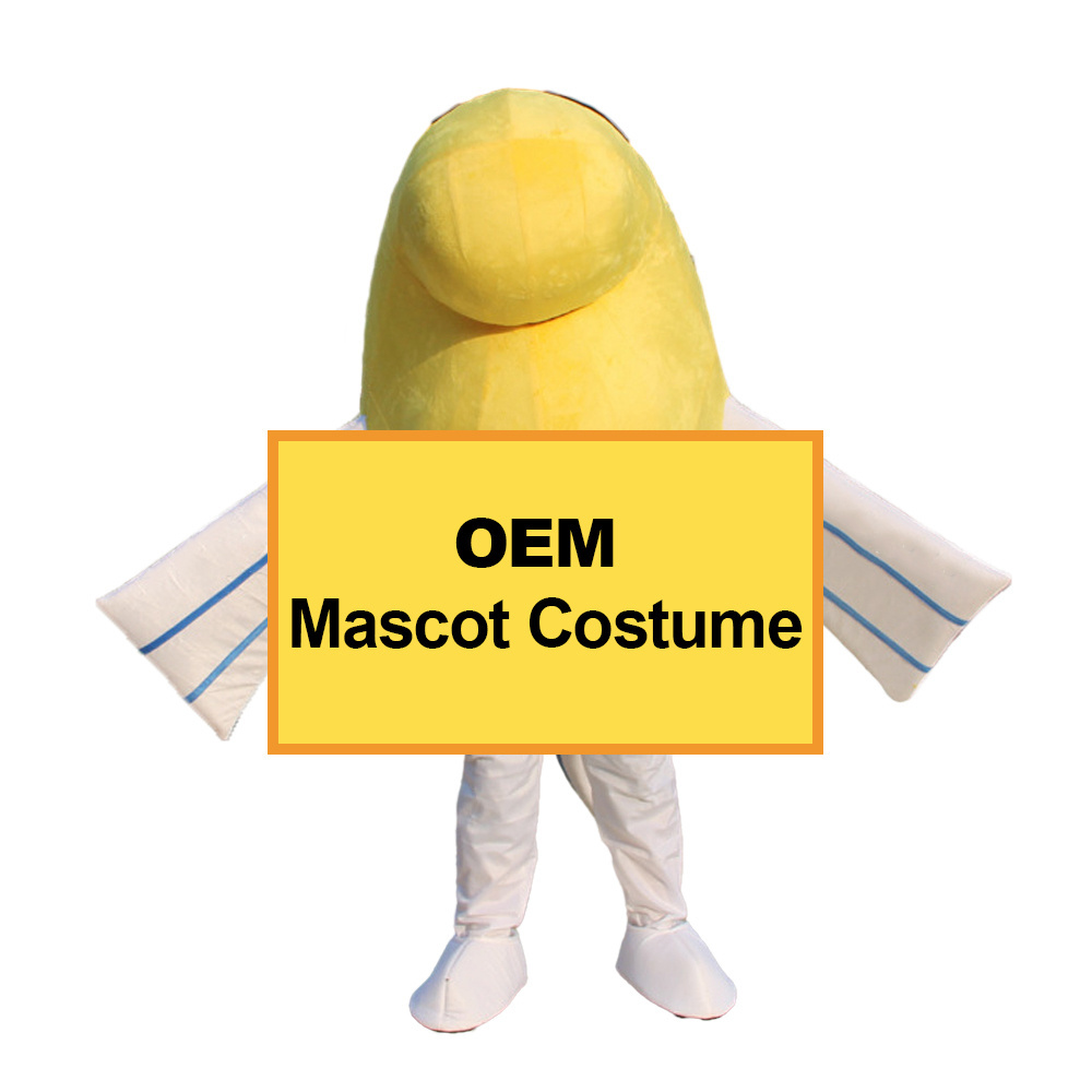 yellow fish Mascot Costume Suits For Adult Cartoon Animal Cosplay For Halloween Birthday Party Game