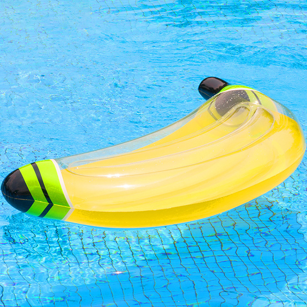 Summer Pool Toys Floating Bed Water Air Mattress Adult Large Size Inflatable Banana Pool Float Raft