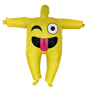 Cute Smile Face Cry Babies Adult Costume Halloween Christmas Carnival Inflatable Funny Emotion air blown costume