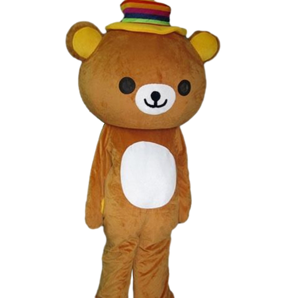 Factory ODM Cartoon Navy Rilakkuma Bear Mascot Costume Character Anime Halloween Mascotte Fancy