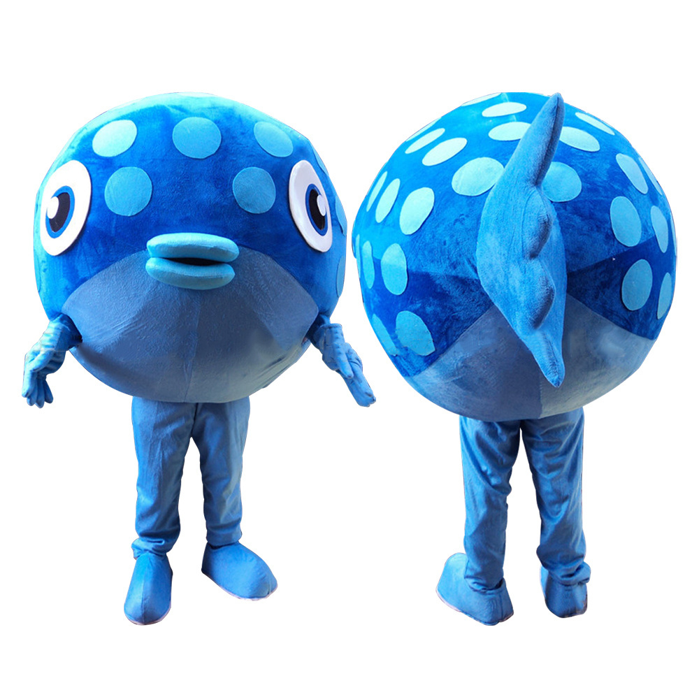 Cartoon Character Fish Mascot Costume Suits Cosplay Party