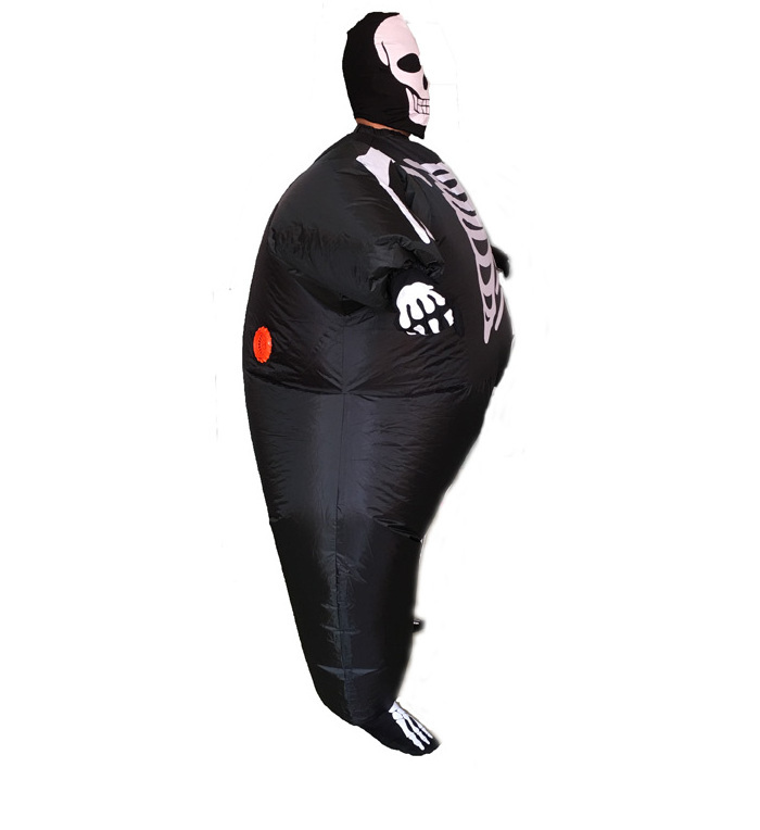 Wholesale Funny Inflatable Fat Suit Blow-Up Adult Halloween Skeleton  Costume