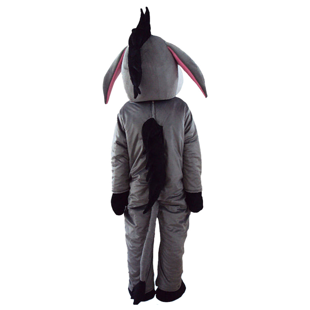 Customized Little Donkey Animal Cartoon Mascot Costume Fursuit For Adult