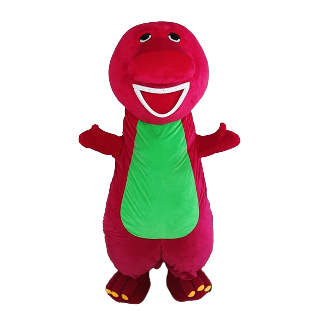 Factory Price Barney Mascot Costume For Adults