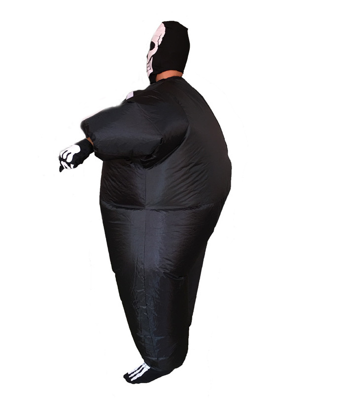 Wholesale Funny Inflatable Fat Suit Blow-Up Adult Halloween Skeleton  Costume