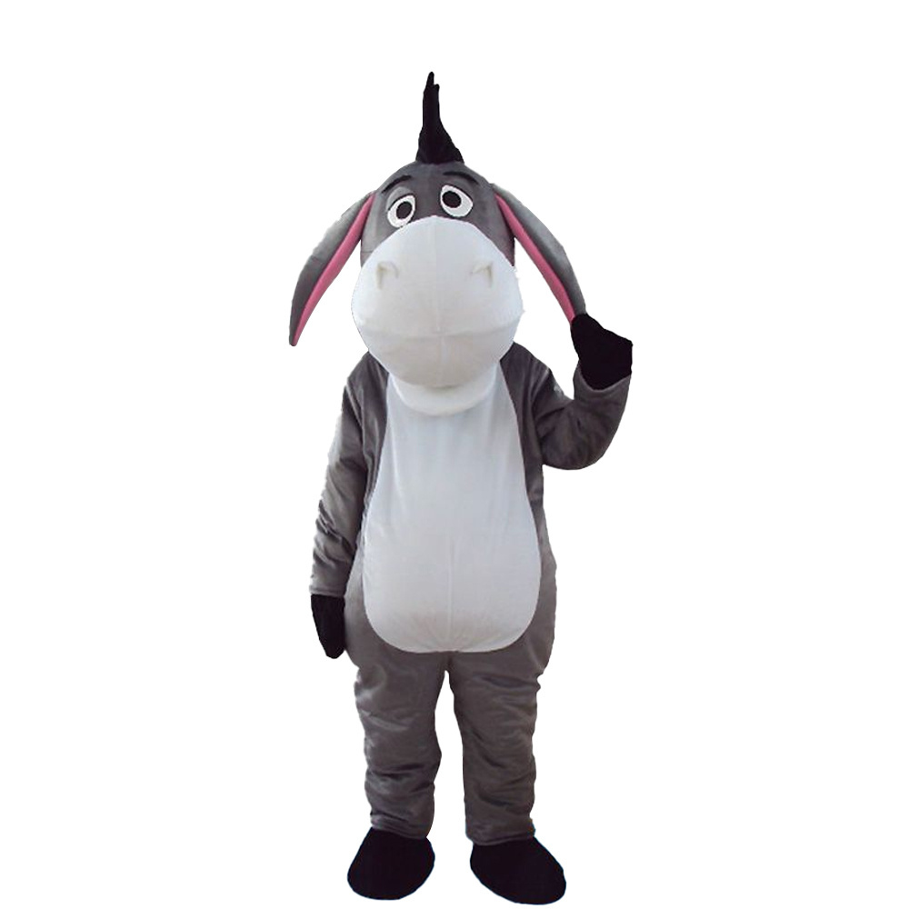 Customized Little Donkey Animal Cartoon Mascot Costume Fursuit For Adult