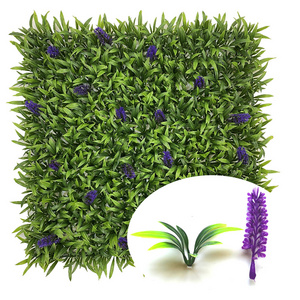 Artificial Grass Wall Backdrop, Fake Green Plant Wall Decor, Faux Boxwood Hedge Privacy Screen for Indoor Outdoor Garden Fence