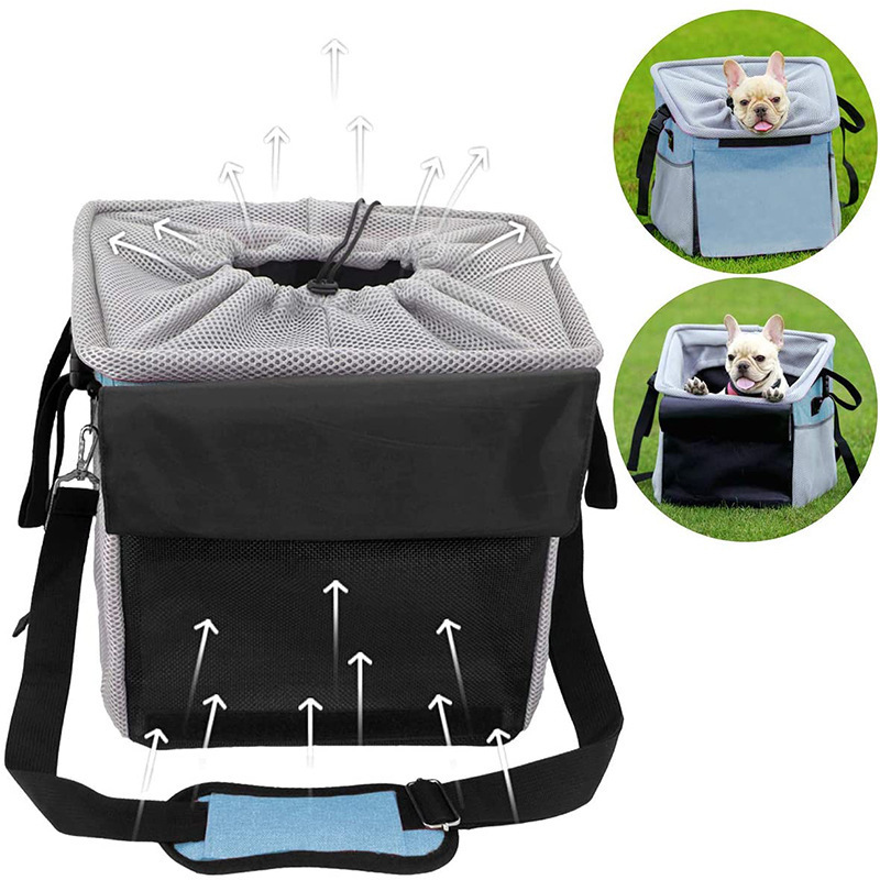 Hot Pet Products 3 In 1 Front Bicycles Basket Dog Bike Outdoor Travel Pet Bag Carrier for Bicycle