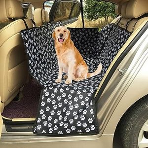 Waterproof Scratchproof Pet Back Seat Covers Protector  Dog Hammock for Cars Trucks and SUVs