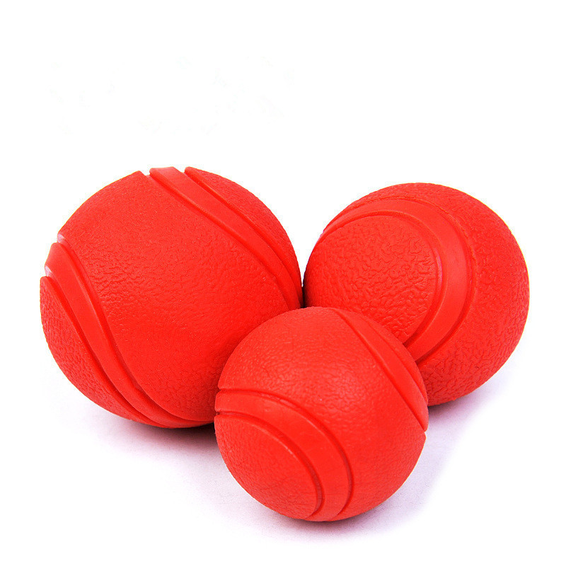 Custom logo and packaging Rubber Dog Ball Toy Pet Ball Chew Toys for Dogs and Cats dog toy ball