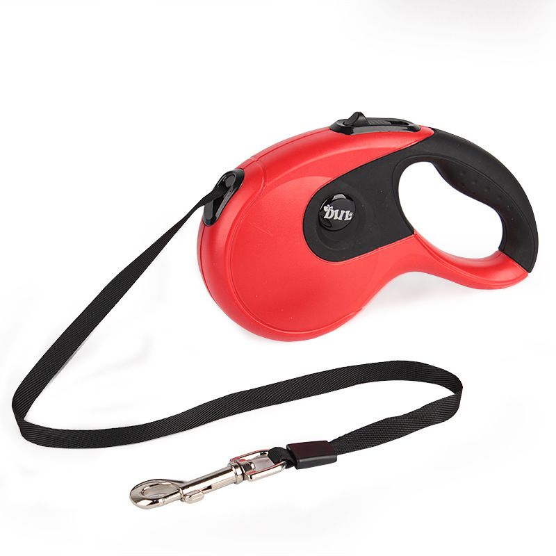 Nylon Plastic 3 Meters Quick Retractable Pet Dog Leash Custom New Fashion Heavy Duty Auto Pet Retractable Dog Leash