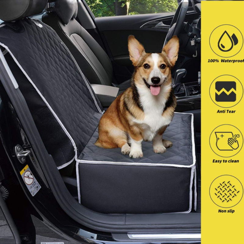 Hot Sale Detachable Waterproof Front Dog Car Seat Cover Travel Pet Car Seats Small Dogs