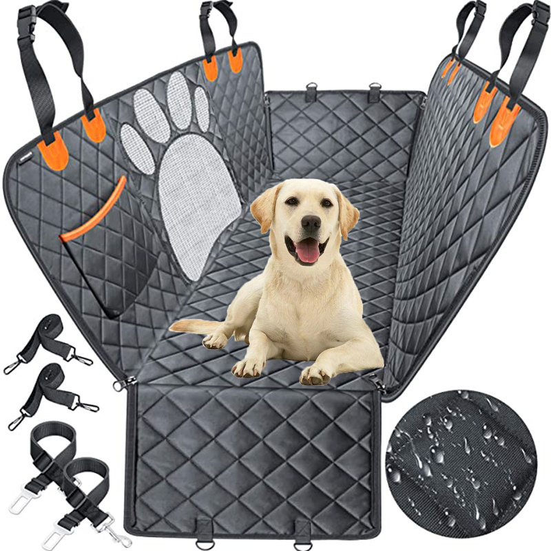 100% Waterproof TPU Hammock Pets Travel Mat Large Dog Car Seat Bed Dog Car And Door Seat Cover