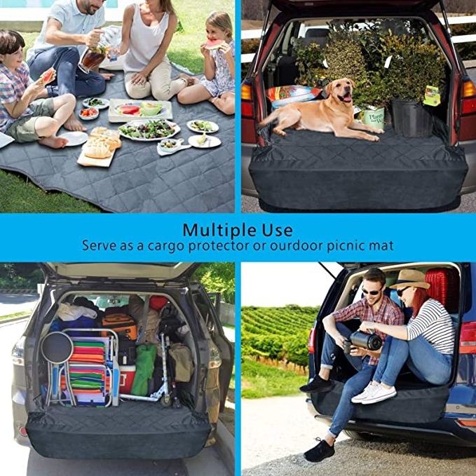 Bumper Flap Protector Non-Slip Large Size Universal Dog Trunk Cargo Liner Waterproof Pet Car SUV Seat