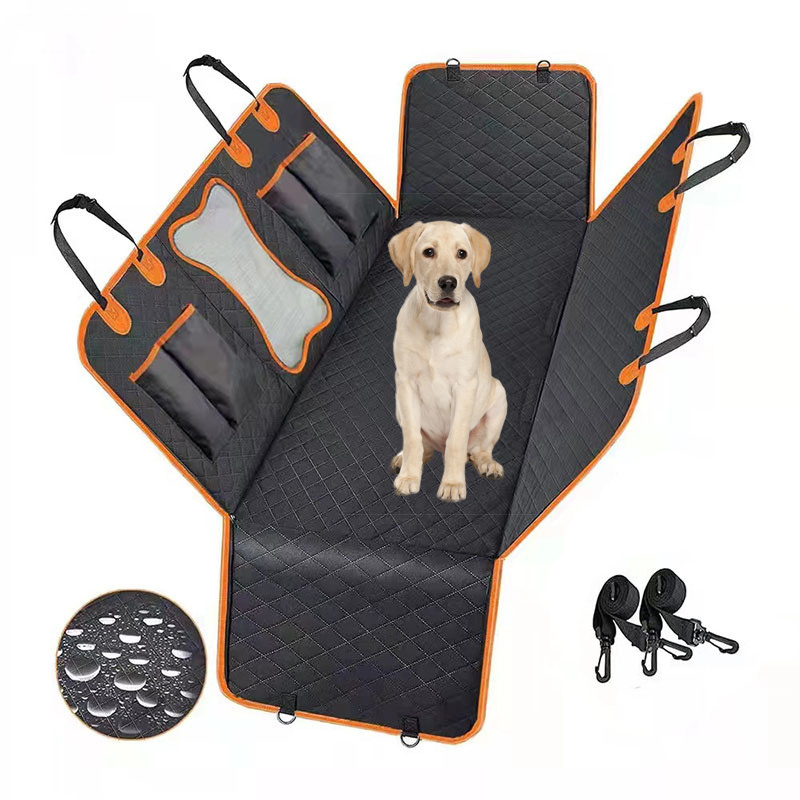 Customized 100% Waterproof Hammock 4 Pockets Dog Car Seat For Small Medium Large Dogs