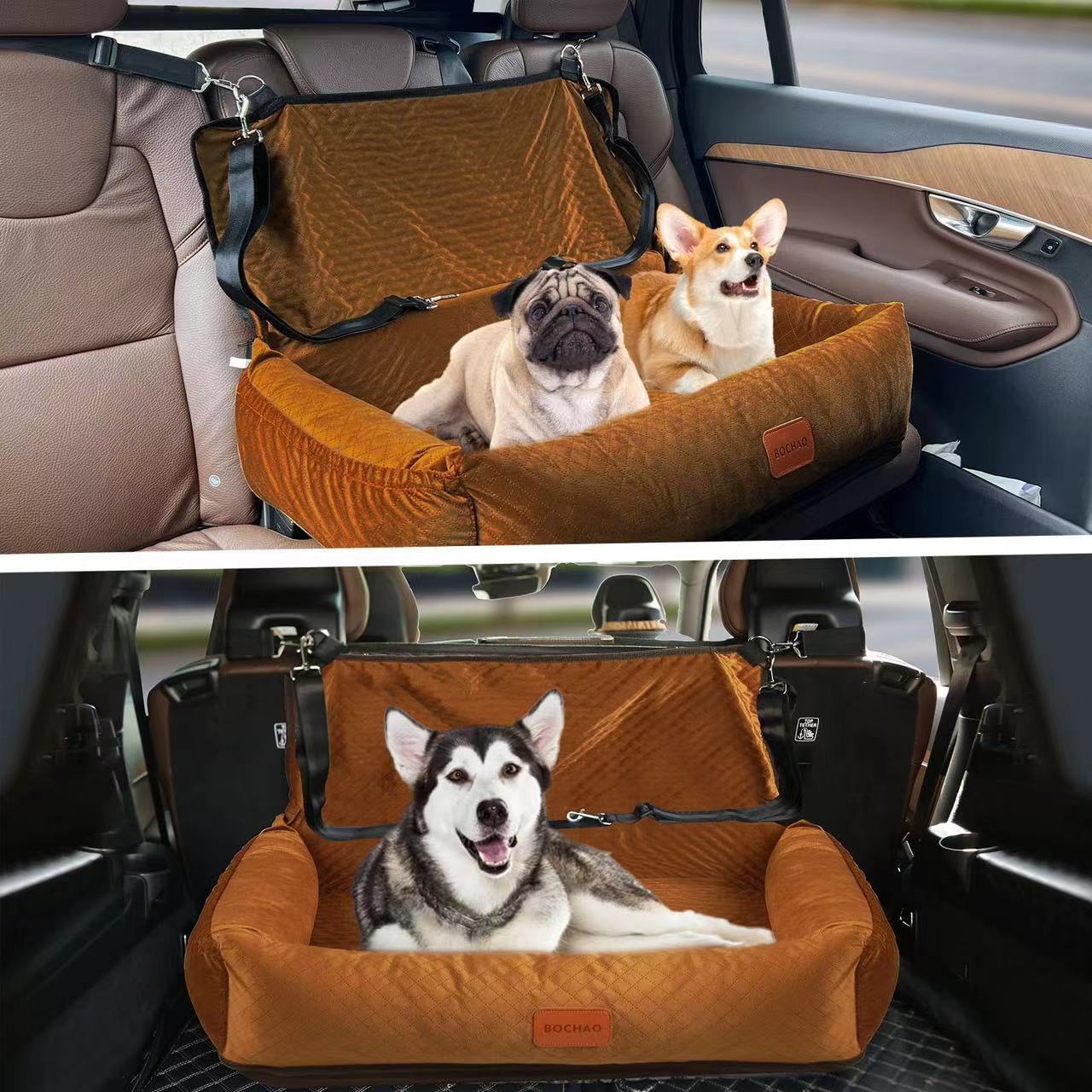 2024 Hot 100%Waterproof Anti Dirt Anti slip Dog Seat Cover Application To Large Medium Small Dogs Have Blanket