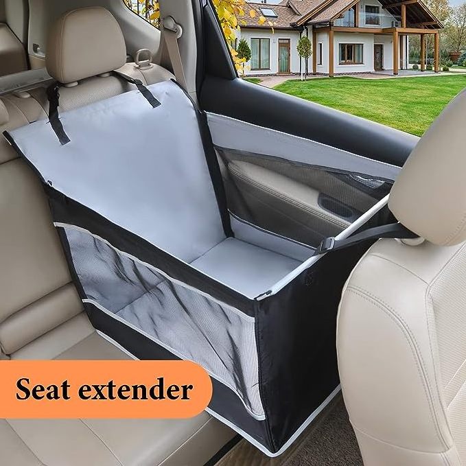 Waterproof Pad Half Seat Mesh Adjustable Extender Dog Console Car Seat Comfortable Pet Booster Seat