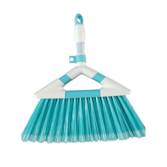 Plastic broom with Iron handle floor sweeper bumper broom besom portable plastic design broom head