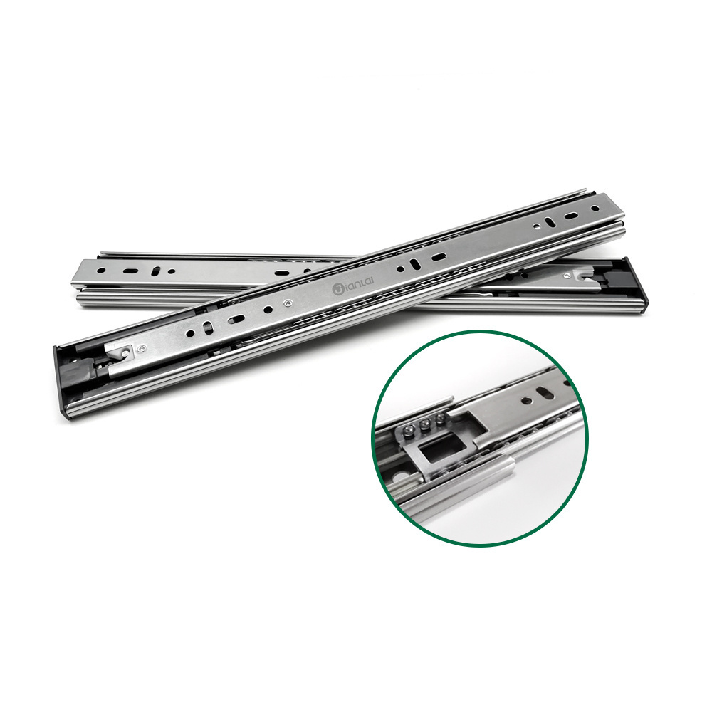 3 Fold Drawer Slide Soft Close Push To Open Drawer Slide