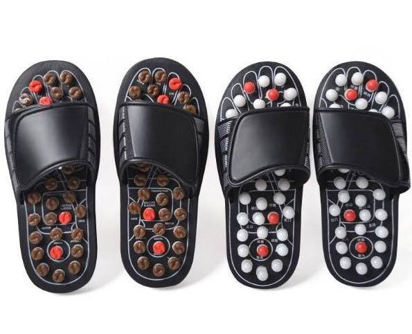 Design Therapy Massager Sandals Foot Acupoint Activating Reflexology Feet Care Slippers Stone Relief Shoes HOT Acupuncture Jade