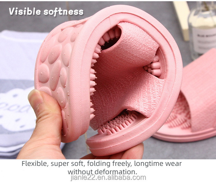 Easy Home Unisex Women Men's Comfort Massage Slippers House Daily Foot Care & Service Slides Shoes Acupressure Massage Slippers