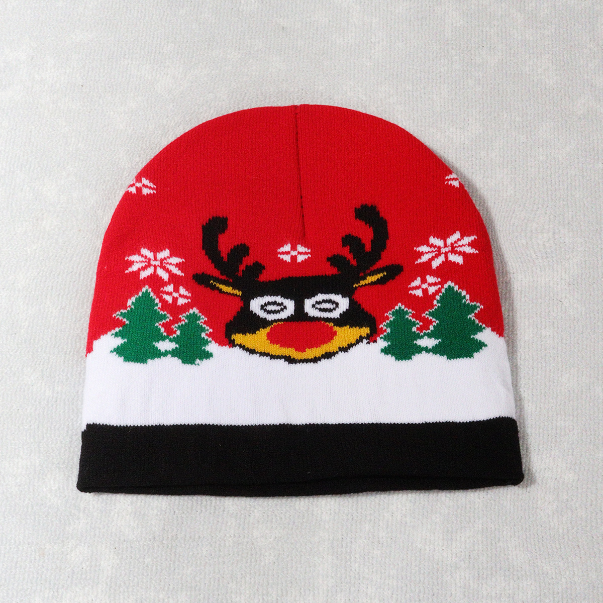 Hot Sale Lightweight Breathable Beanie Cap Hat Comfortable Unisex Floppy Christmas Elf Winter Beanie Hat for Adults and Children