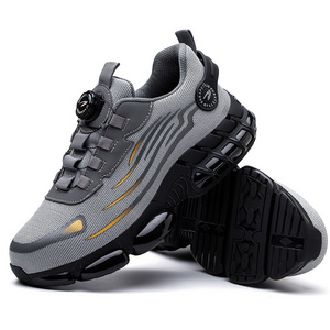 2024 Trainer Shoes Men Anti-smashing Extra Wide Sports Shoes Steel Toe Workshop Toe Protection Anti-collision Shoes