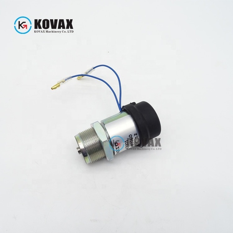 Construction Machinery Parts Fuel Shutoff Solenoid Valve 12V OEM 30A87-00060 For S3L S3L2 S4L S4L2 K3M Diesel Engine