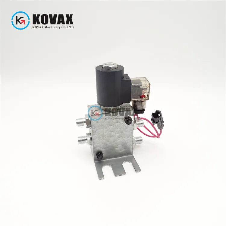 KOVAX High-quality quick-change clamp solenoid valve two-position four-way valve  12V 24V direction control electric valve