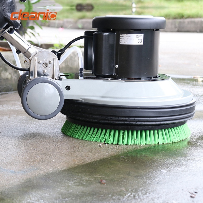 Commercial electric floor washer professional compact heavy duty single disc scrubber for tile marble floor