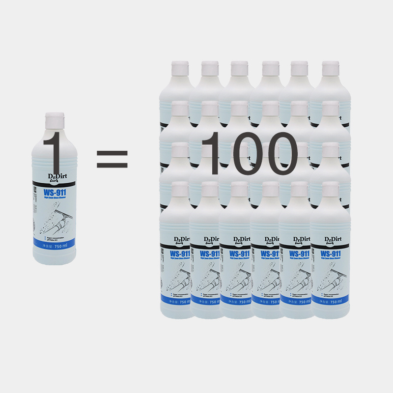 House glass cleaning liquid window water spot stain remover no rinse no streak high foam window cleaner concentrate