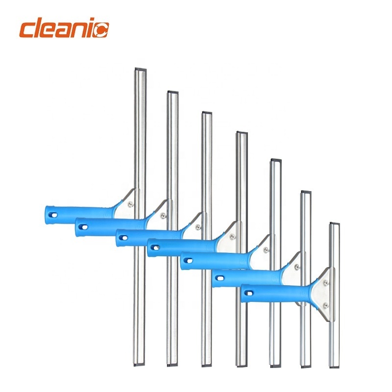 Telescoping window squeegee set cleaning tool supply hand held window glass cleaning wiper with long handle