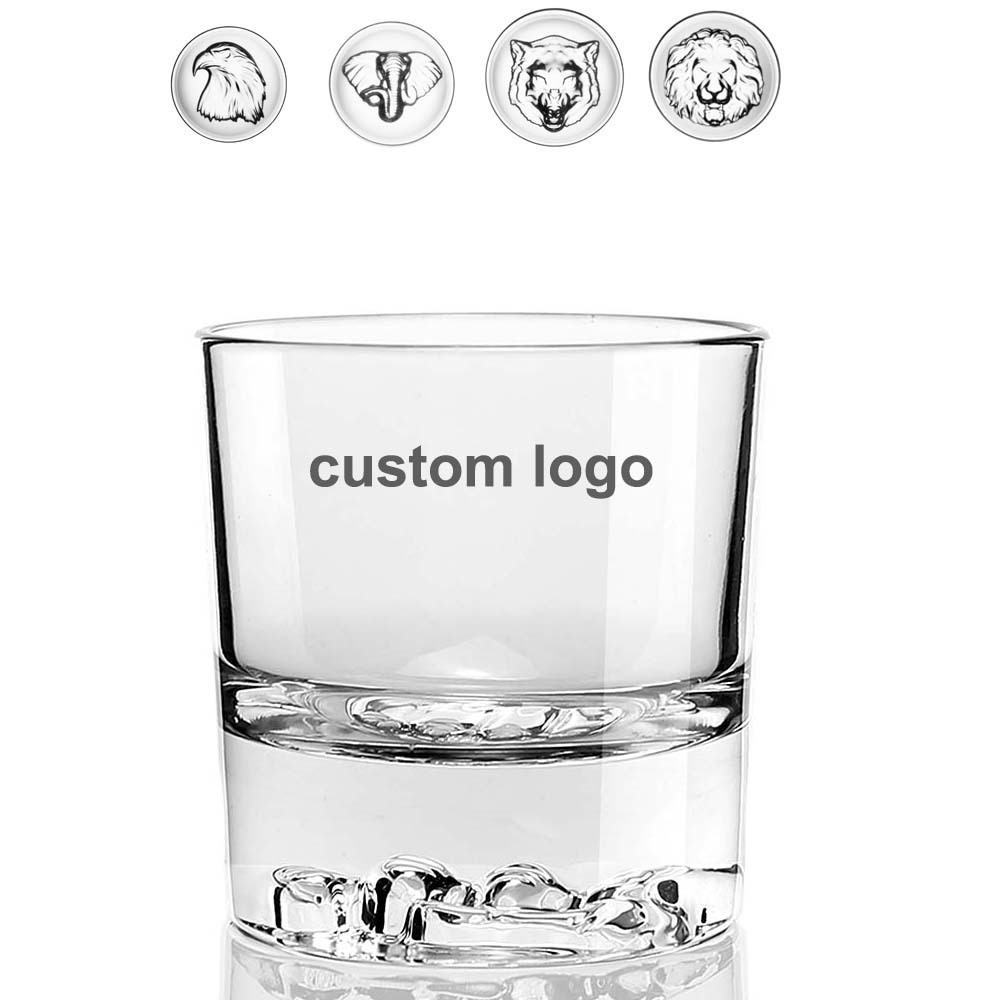 Wholesale Unique Tumbler Glasses Lead Free Shot Glass Multiple Style Rocks Glass Crystal Whiskey Glass