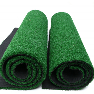 Easy installation indoor outdoor garden artificial grass tile interlocking synthetic grass turf tiles