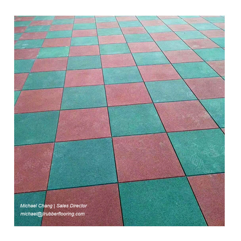 Waterproof Playground Sports venues outdoor park rubber floor tiles