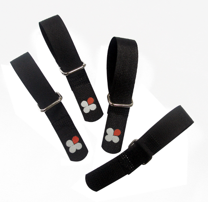 Carrying book strap, adjustable elastic buckle hook and loop fastener strap